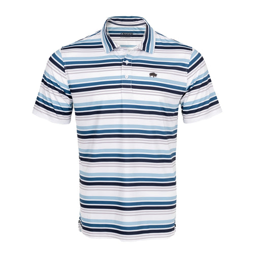 Men's Roan Stripe Performance Polo